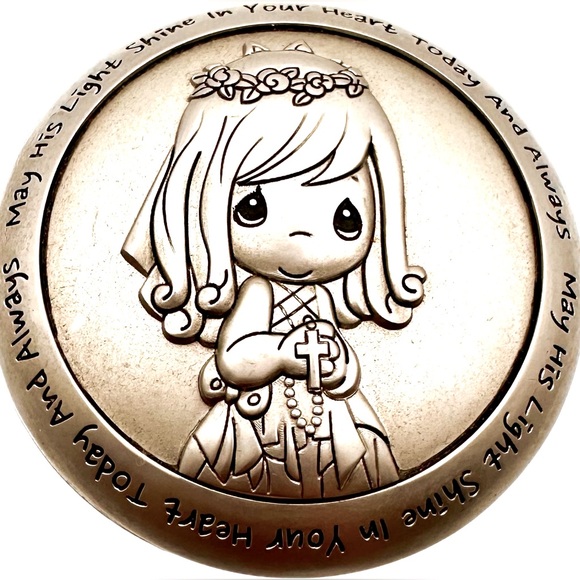 Precious Moments Other - Adorable Precious Moments Girl First Communion rosary box, Good Preowned Cond.